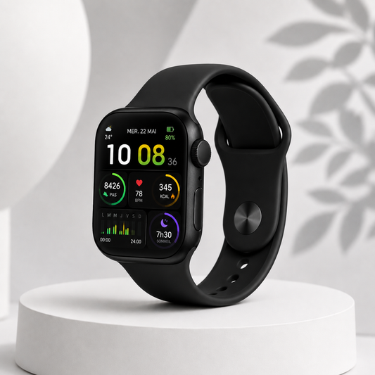 Montre connectée multifonction homme et femme compatible iOS et Android
